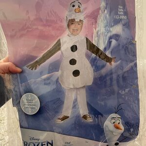 Disney Frozen Olaf Kids Costume - White and Black